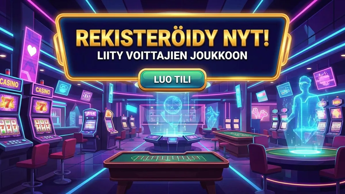 Rekisteröidy bonuksella